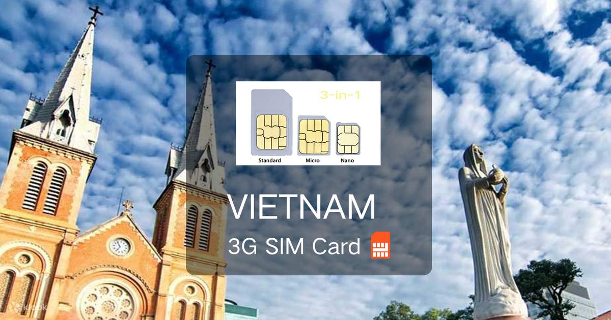 7 Days 3G SIM Card for Vietnam Klook